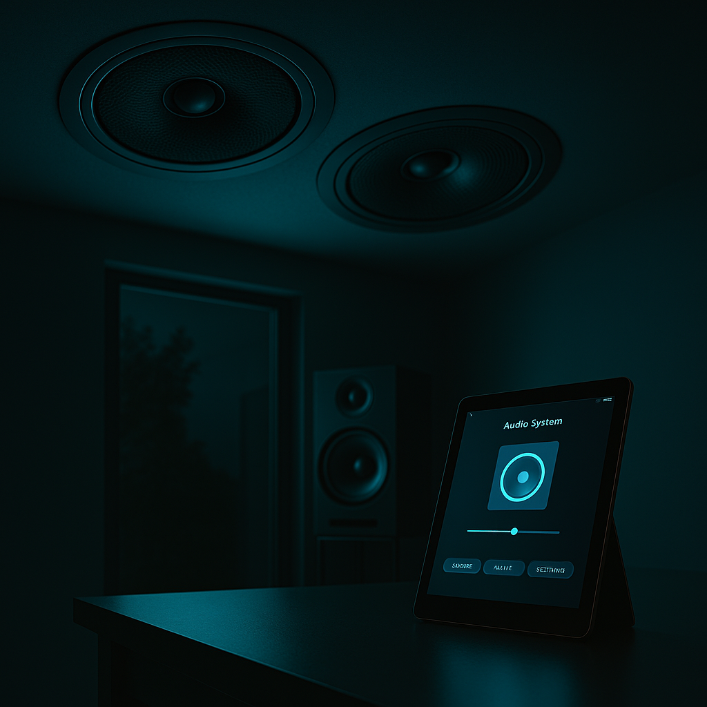 Sistema de sonorização e áudio ambiente